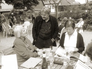 Begegnung mit Kollegin und Freundin Christa-Möhring in Eltville, Sommer 2008