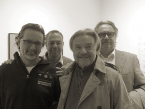 Mit Klaus, Benenedikt und Franz in Graz 2014 (Ausstellung R.Roy: "Raster und Raum")