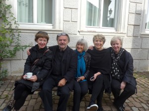 Rosa M Hessling, Reinhard Roy, Linde Hollinger, Renate Bender in Ladenburg 2015