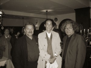 Mit Dr. Dorothea van der Koelen und Yuji Takeoka, in Walluf, Mai 2003