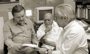Mit Oscar Niemeyer und José-Carlos Sussekind in Rio-de-Janeiro 2008