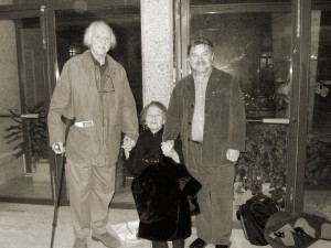 Mit-Waldo-Balart-und-seiner-Schwester-( der ersten Frau Fidel Castros) in Aranjuez/Spanien 2002
